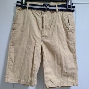 Boys Belted Chino Shorts
